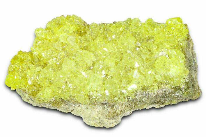 Bright-Yellow Sulfur Crystals - Bolivia #359321